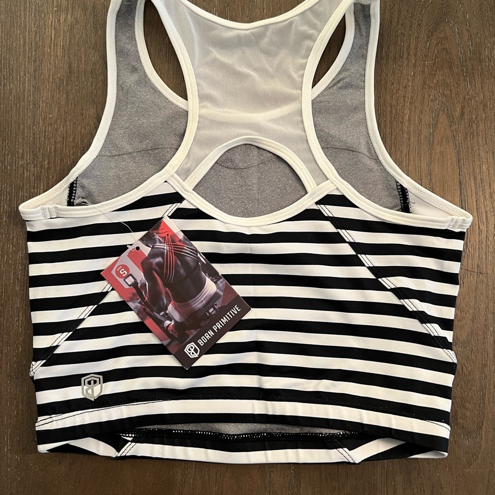 Born primitive Meshed up cropped sports bra